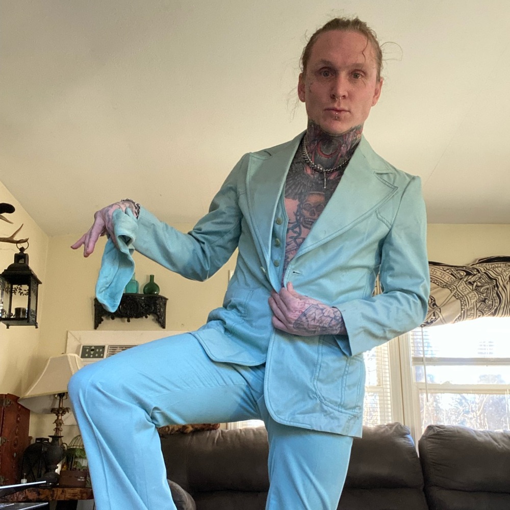 “Jeans joint” vintage 3 piece suit size 36